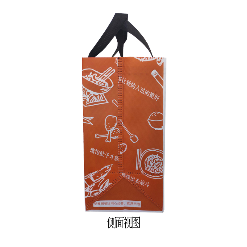 花甲粉環(huán)?？觳桶b袋側(cè)視圖